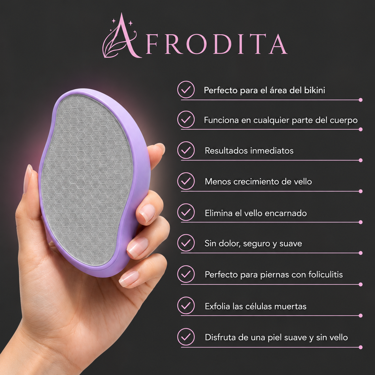 AFRODITA - Depiladora de Cristal