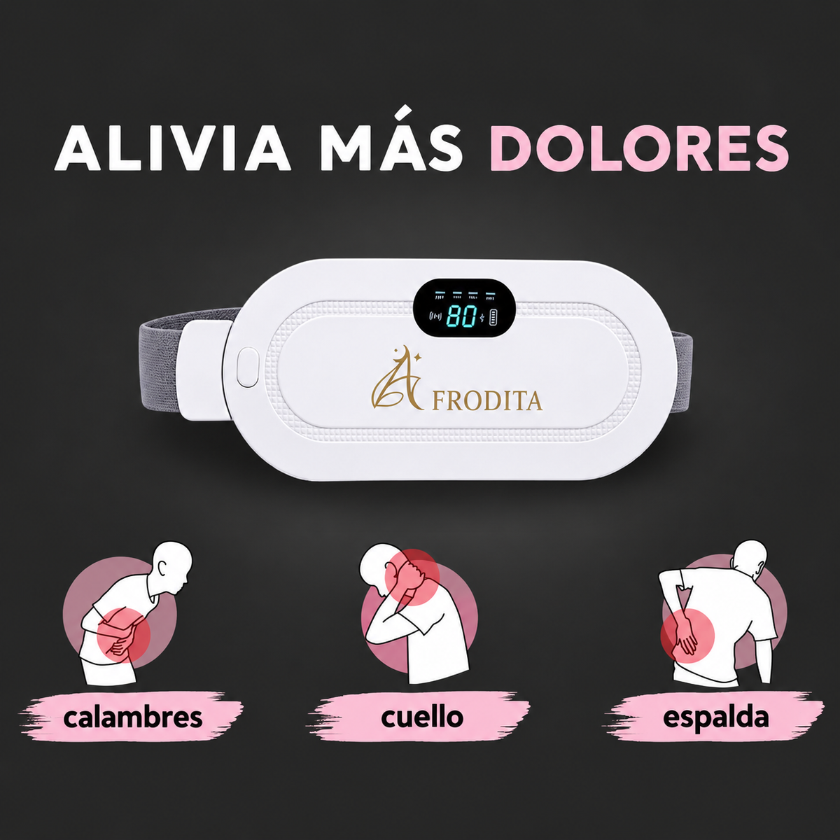 Cinturón de alivio menstrual