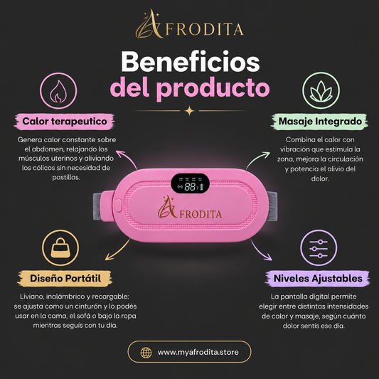 Cinturón de alivio menstrual