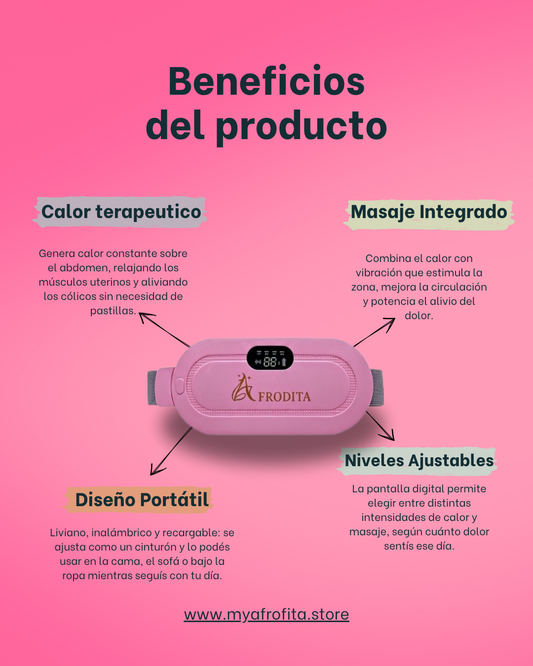 Cinturón de alivio para dolor menstrual